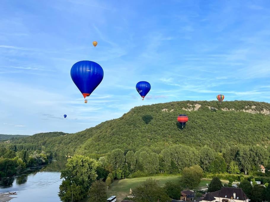 Vue Magique A Castelnaud Villa Exteriör bild