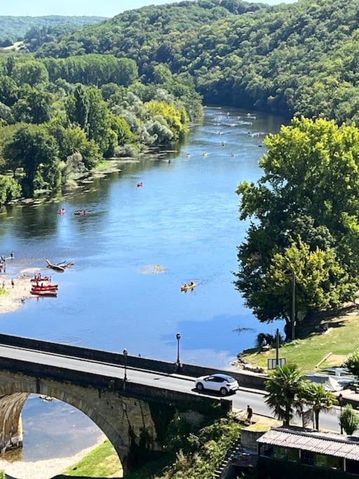 Vue Magique A Castelnaud Villa Exteriör bild