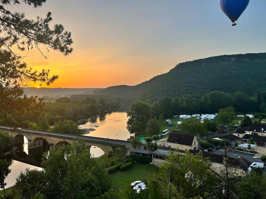 Vue Magique A Castelnaud Villa Exteriör bild