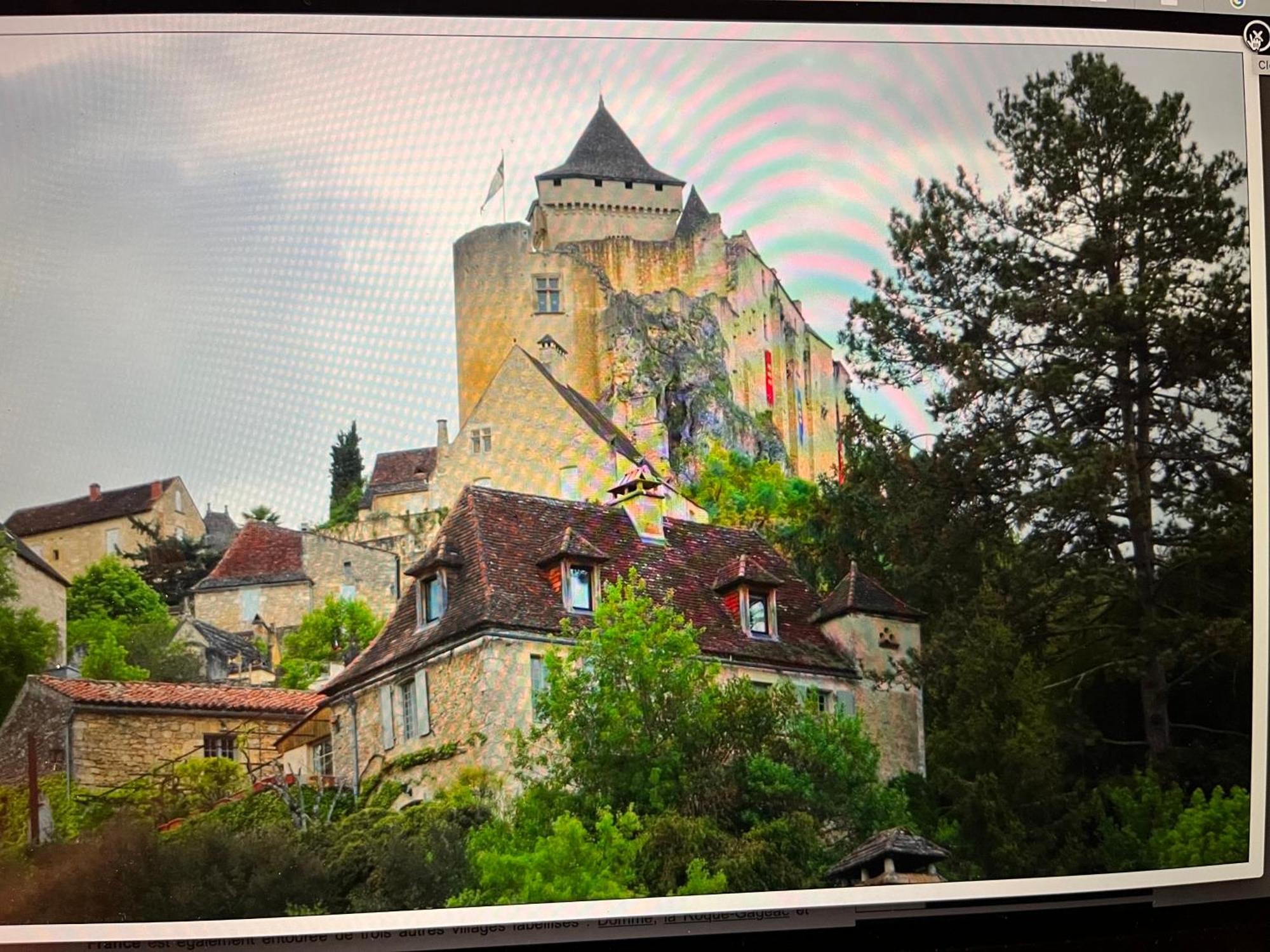 Vue Magique A Castelnaud Villa Exteriör bild