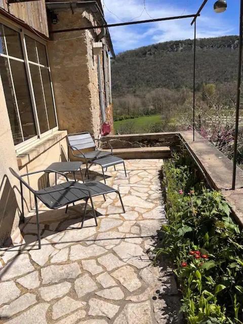 Vue Magique A Castelnaud Villa Exteriör bild