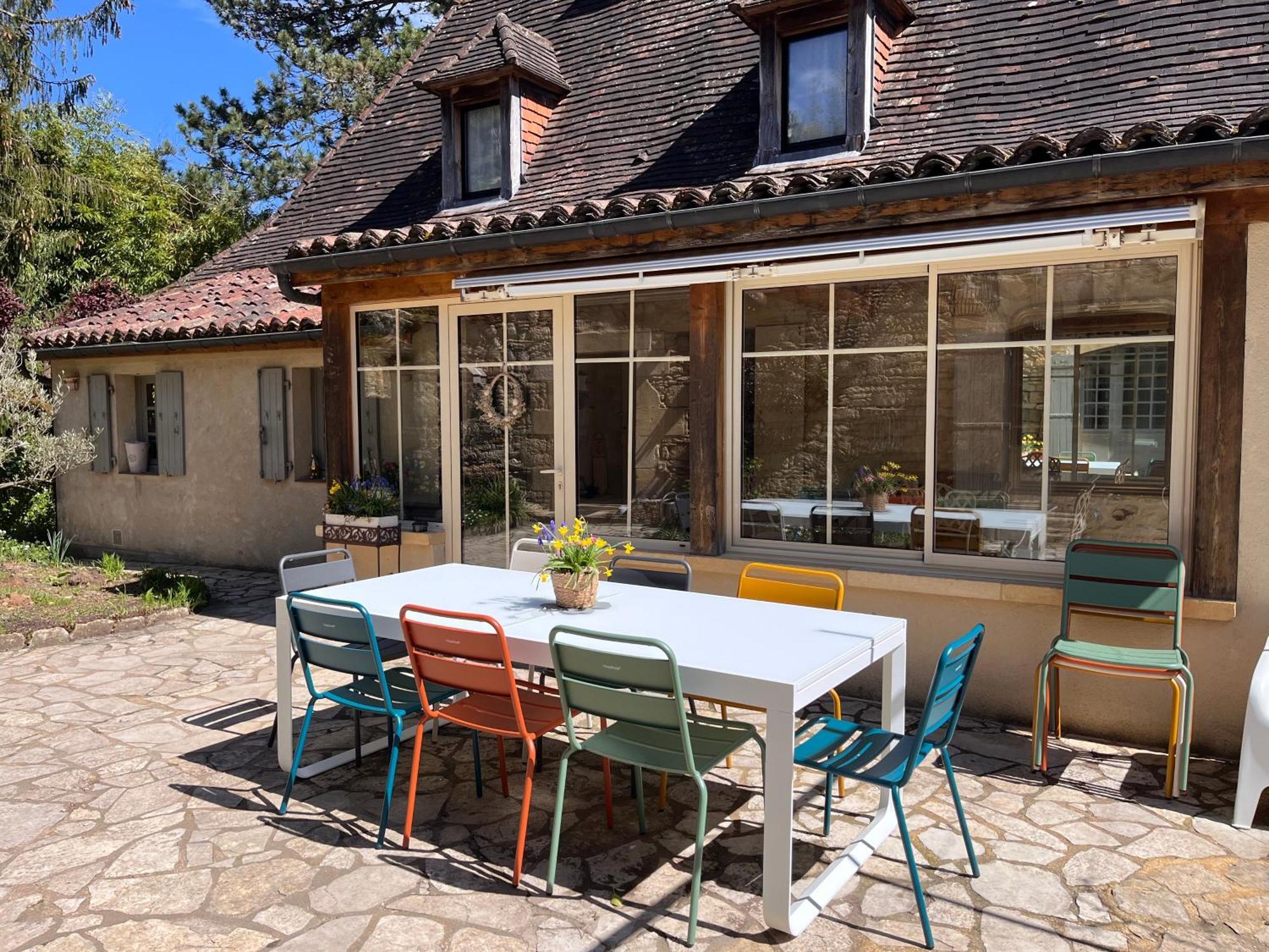 Vue Magique A Castelnaud Villa Exteriör bild