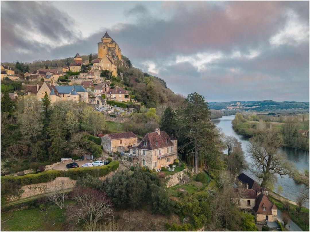Vue Magique A Castelnaud Villa Exteriör bild